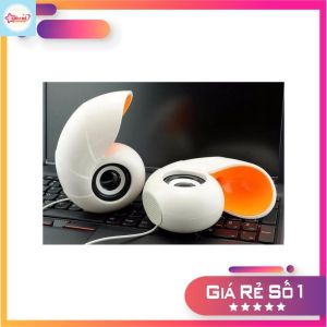 (HCM) Loa máy tính E16 hình ốc cực đẹp kết nối cổng USB (Sản phẩm gồm 2 cái loa)