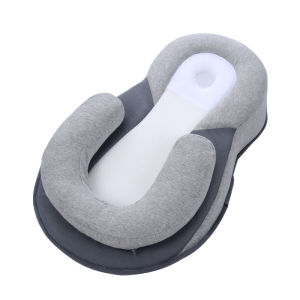 Anti-Spitting Up Baby Pillow Newborn Soft Head Portable Pillow Baby Anti-Flat Head Pillow  Slope Pillow Baby Soft And Comfortable Pillow Safe Materials Newborn Supplies
