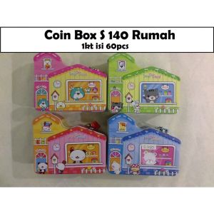 Celengan Rumah Gembok Kunci Coin Box S-140 Rumah
