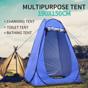 Toilet Shower Changing Beach Camping Tent Room Portable Pop Up Private Outdoor Camping Adventure Tent Wc Dressing Tent 190x150cm