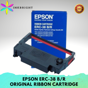 Epson ERC-38 B/R Genuine Ribbon Cartridge ERC38 ERC 38 Black Red