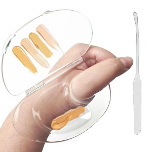Makeup Mixing Palette Can Store Liquid Foundation Hold Acrylic Palette Art Nail Palette Pigment Transparent Makeup Palette For Foundation Make-up
