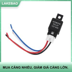 【LAKEBAO】 40A 12V 24V SPST ô tô tiếp sức 4 pin xe tiếp sức cho xe Strobe ánh sáng Hệ thống bền Pro Thành phần chất lượng