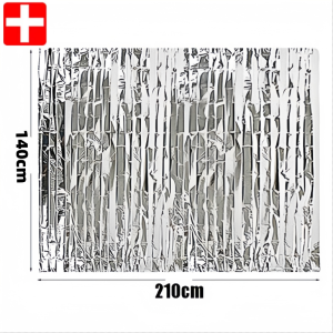 【Buy 5 get 5】 140cm*210cm Emergency Rescue Blanket Outdoor Waterproof Thermal Survival Blanket Insulation Sunscreen Blanket First Aid Keep Warm