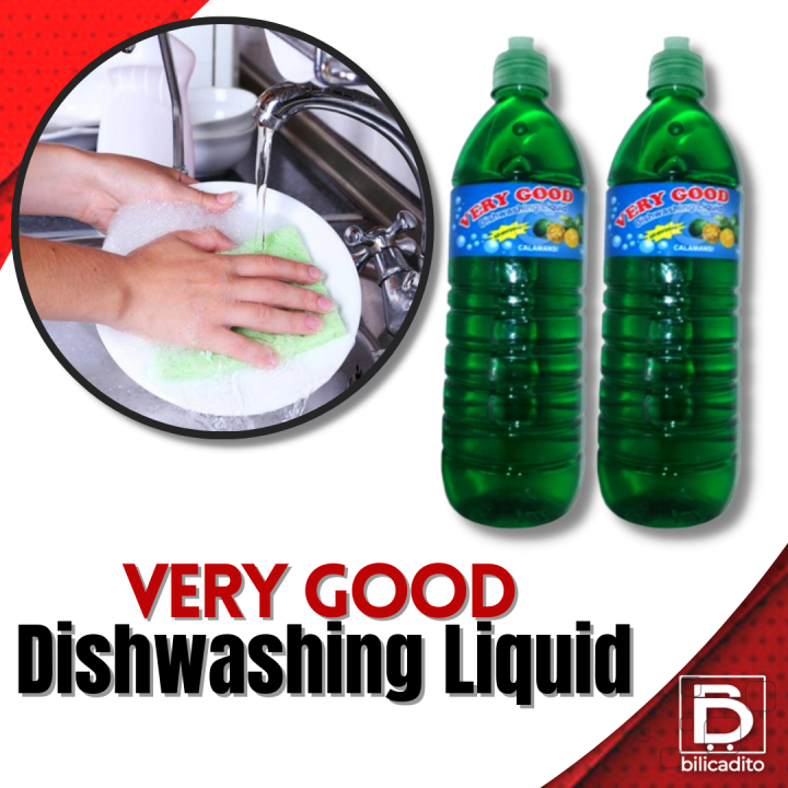 Very Good Dishwashing Liquid Calamansi 2x900ml Fast Grease Removal