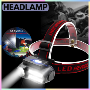 FAST DELIVERY LELITEN Senter Kepala Headlamp Cas Outdoor LED Super Terang Jarak Jauh Cool White