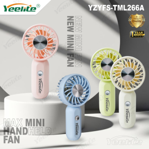 YEELITE Portable 3-Speed Mini Handheld Fan – Vertical Stand Design Instant Cooling Anywhere 266