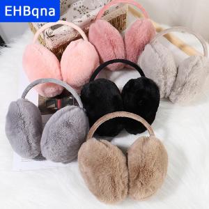 [COD] EHBqna SPORTS ที่ปิดหูกันหนาวแบบพกพาพับได้หูแฟชั่นสีล้วนสำหรับกลางแจ้งป้องกันความเย็นหูแบบนุ่ม