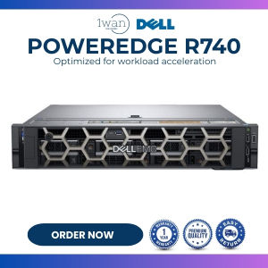 DELL POWEREDGE R740 8SFF Rack Server with Intel Dual Xeon Gold 6248 40 cores 256GB DDR4 RAM Slightly Used