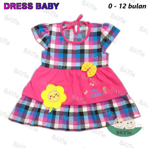 BAYIe - Dress Baju /Anak Perempuan Cewek motif GARDEN PLANET KIDS Pakaian anak