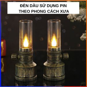 Đèn Thờ Cúng trang trí ban thờ gia tiên thần tàiĐèn Thờ LED Cổ Điển Bóng Trụ Tròn Thẳng Kiểu Mới Sang Trọng Lịch Sự Ch