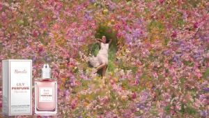 Roxelis Womens Pheromone Perfume Womens Lily Flower Fragrance Natural Fresh Long-Lasting Charming Roll-On Perfume