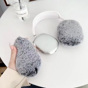 Cute Soft Fur Puff Headphone Earphone Case Cover Protector For Apple Airpods Max