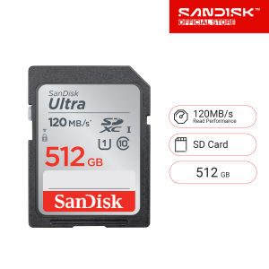 SanDisk Ultra SDXC SDUN4 512 GB C10 UHS-I 120MB/s R 4x6 (SDSDUN4-512G-GN6IN)