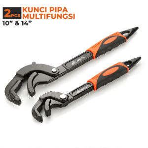 Kunci Pipa Multifungsi 2 PCS Wrench Snap and Grip Serbaguna Bahan Baja Berkualitas - 6595