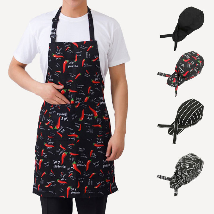 Adjustable Restaurant Apron Household Adult Apron Striped Hotel Restaurant  Chef Attendant Apron Kitchen Cooking Apron Lazada PH