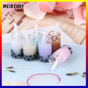 MEIKE001 ถ้วยน้ำชานมของเล่นขนาดเล็ก3ชิ้นสำหรับตกแต่งบ้านตุ๊กตา1:12