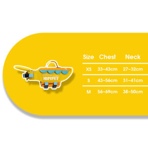 HamshMoc Dog Life Jacket High Buoyancy Neck Float Pad Rescue Handle Dual Fastening Lightweight Leash O-Ring