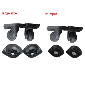 1 pair A19 Suitcase Luggage Universal 360 Degree Swivel Wheels Repair Accessories Trolley Wheel Parts for Women Men