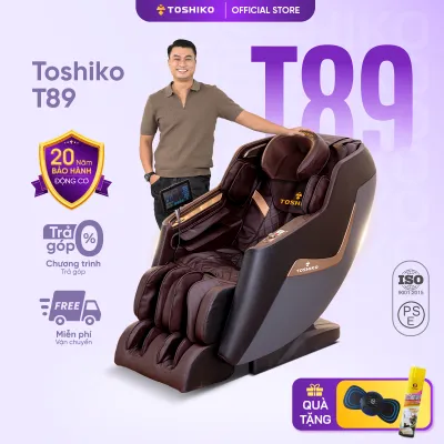 Ghế massage toàn thân Toshiko T89 - Chức năng điều khiển giọng nói thông minh đa chức năng chức năng massge chức năng nhận biết cơ thể tiêu chuẩn Nhật Bản
