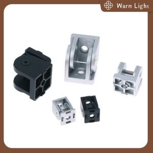 Warm Light สำหรับโปรไฟล์อลูมิเนียม20 30 40ซีรีส์2020 3030 4040โลหะผสมสังกะสีตัวเชื่อมต่อมุมปรับอลูมิเนียมอุตสาหกรรม