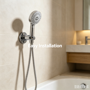 "PRETTY ME.SHOP" ( #2218 ) Shower Set With Stainless Faucet Hose