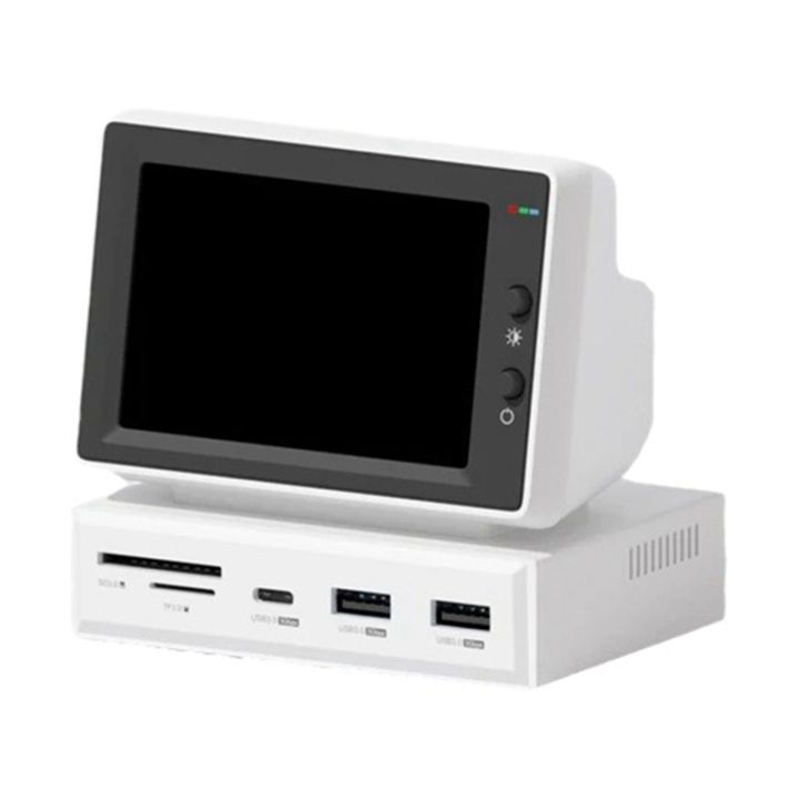 【Latest model】3.5Inch Mini PC Monitor USB C Docking Station 960 ...