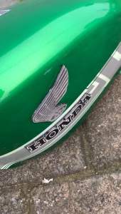 TERMURAH!!! TANGKI HONDA CB100 PRESS BAHAN TEBAL BERKUALITAS WARNA HIJAU GLOSY STRIP PUTIH