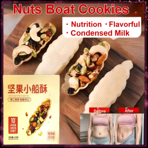 💝Hot Sale💝Astragalus Pastry Mixed Nut Boat Tart Small Boat Pastry With Nuts And Astragalus Codonopsis Traditional Chinese Eight Treasure Snack Crispy Tart With Mixed Nuts And Herbs Healthy Gift Astragalus Codonopsis Snack