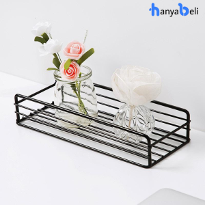 Rak Kamar Mandi Rak Dapur Tempat Penyimpanan Serbaguna Rak Besi Gantung Tempel Dinding Tanpa Bor