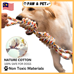 🔥BEST SELLING🔥 60CM Pets Toys Bite Molar Tooth Rope Dog Toy for Rottweiler Golden Retriever Chewing Teeth