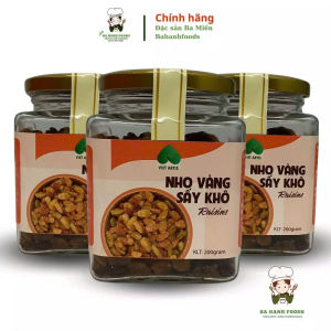 Nho vàng sấy khô Raisin 200gr vị ngọt thanh tự nhiên sấy khô.