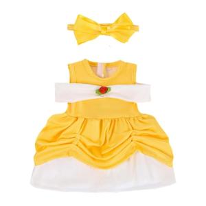 Elegant Princess Doll Dress and Hairband Doll Gown for 43cm Fashion Dolls Secure Wear Toddler Reborns Doll Accessories