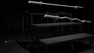 4/5/6/7ft Olympic Bar Barbell 150-300 Kg Capacity Stainless Steel W/free Clips Olympic Bar Barbell