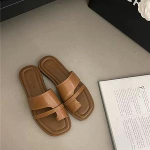 Korean Fashion Sandal Plain Comfortable Lightweight For Woman