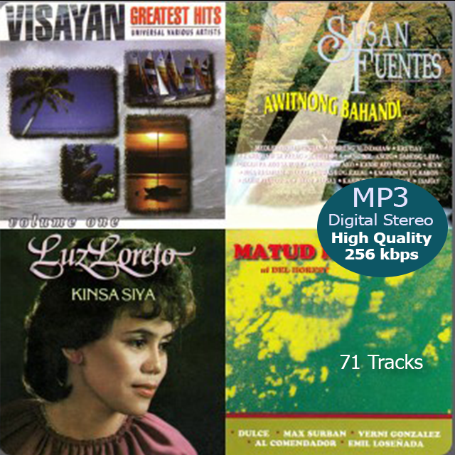 BEST OLD VISAYAN SONGS 71Tracks 256kbps Mp3 music CD Lazada PH