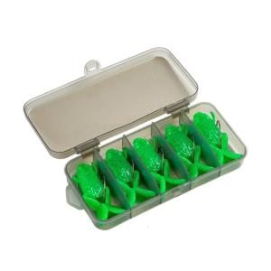 5pcs mềm ếch mồi cho câu cá nước mặn ếch Topwater ếch Bộ Mồi câu 3.7cm/4.7cm swimbait với móc