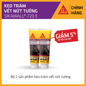 Sika - BỘ 2 sản phẩm keo trám vết nứt tường SikaWall ® - 720 E (250g)