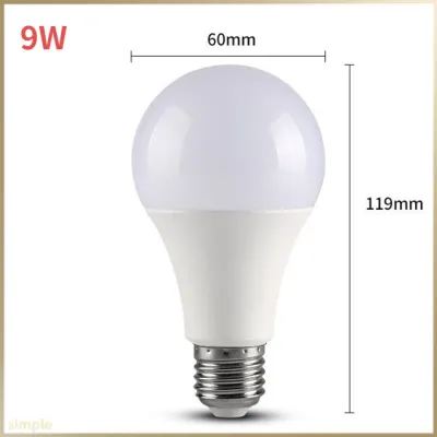 Power Saving LED Dusk To Dawn Sensor Light Bulb E27 9W 12W 15W AC 110V 220V White Light And Warm Light Day Night Light Auto ON/OFF LED Smart Lamp For Garden