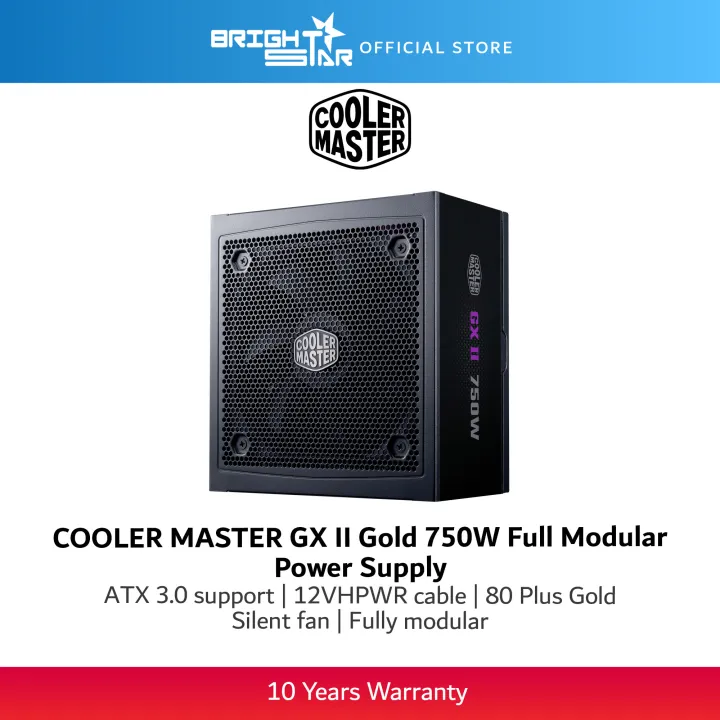 COOLER MASTER GX II Gold 750W Full Modular Power Supply