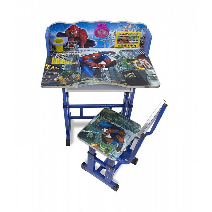 Study Table and Chair Kid Set Meja Belajar SPIDERMAN