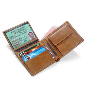 2019 Men Clutch Genuine Leather Short Rfid Wallet Male Organizer Bifold Clutch Bag Long Coin Purse
