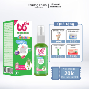 Rơ miệng trẻ em BBNIE vị camvị dâu 40ml chính hãng