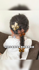 5 cái/bộ cô gái bướm kẹp tóc bằng da PU làm thủ công kẹp tóc rắn hairgrips tóc em bé adorments quà tặng cho trẻ em