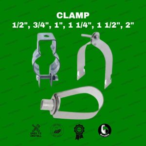 Conduit Strut Hanger Clamp–GI Unistrut / Sprinkler Pipe Clamp (1/2" 3/4" 1" 1 1/4" 1 1/2" 2")