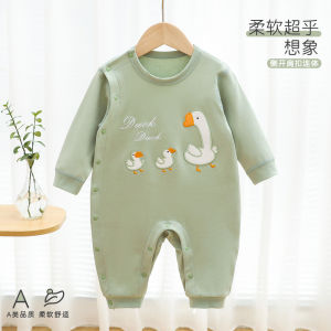 Baby clothes for spring and autumn pure cotton a Newborn-style clothing baby romper for all seasons pajamas home wear childrens clothing