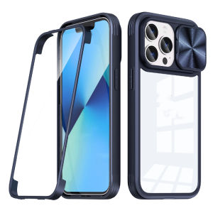 360 Degree Full Body 3 in 1 Front and Back Side Protection Case HD acrylic & soft edge TPU & PC for Apple iPhone14 14Pro 14 Plus 14Pro Max iPhone12 12 iPhone12 Pro Max iPhone13 13Pro 13Pro Max iPhone14 Pro Max Hight Quality(SG Ready Stock)