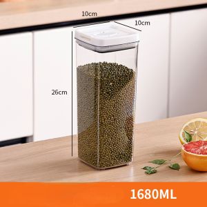 SG SellerAir Tight Container Food Storage for Grains Pasta Dried Food Kitchen Organizer/BPA Free