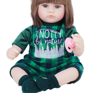 【New Arrival】 Educational Vinyl 45cm Baby Doll Toddler Reborn Sleeping Doll for Kids Play and Learning