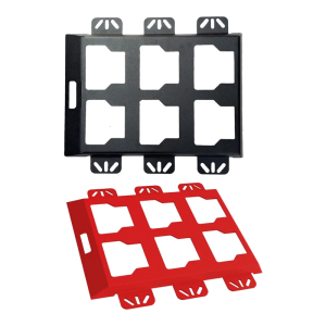 จัดเก็บอุปกรณ์และการจัดระเบียบระบบแผ่นยึดสำหรับกล่องเครื่องมือแพ็คเก็ตโหลดหนักแผ่นครึ่ง